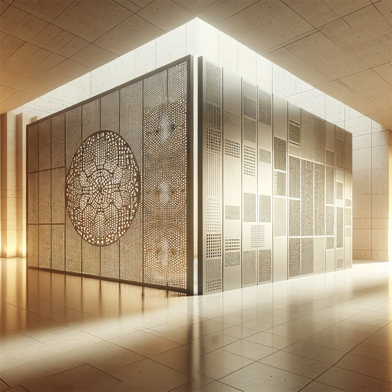 soundproofing with perforated metal