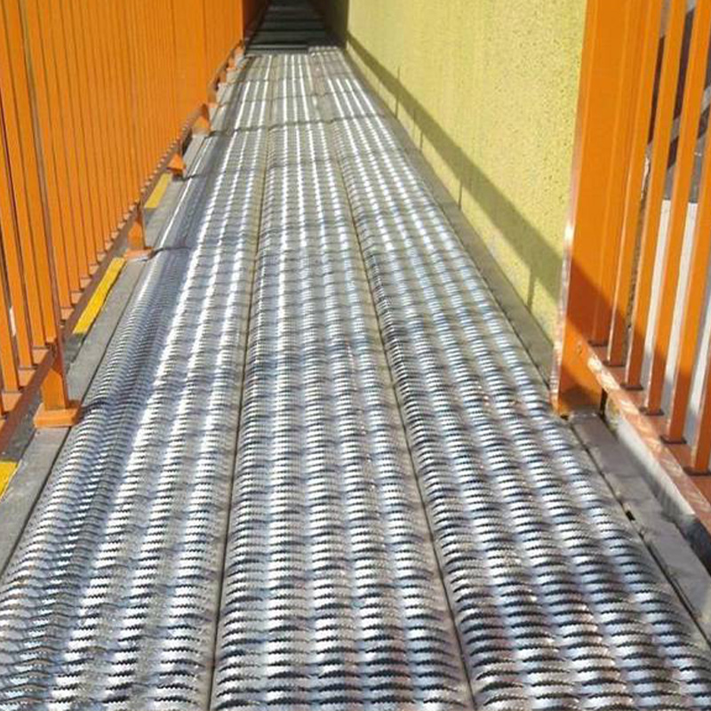 perforated metal safety steps for factories
