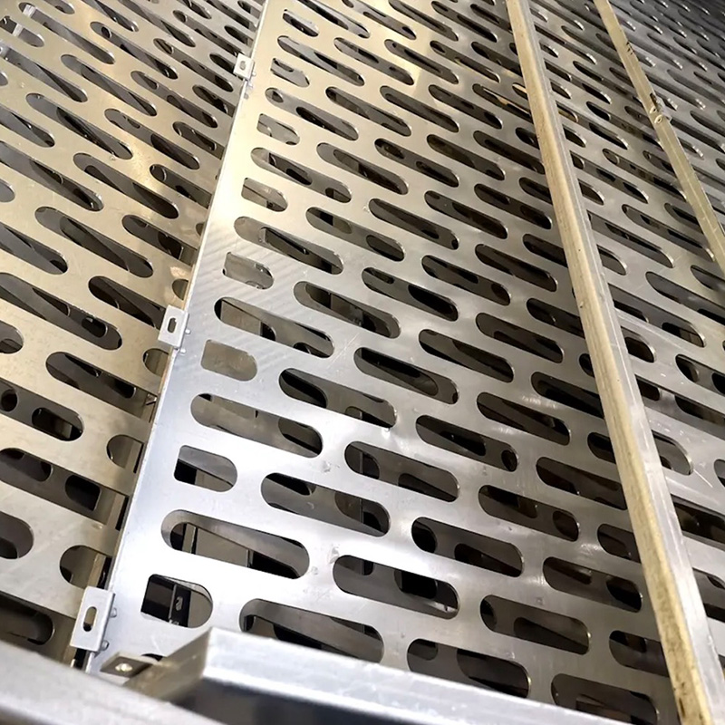 slotted metal perforated panels