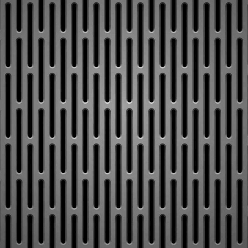 Slotted perforated metal sheets