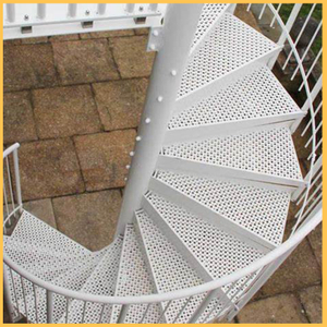 Steel Perforated Stair