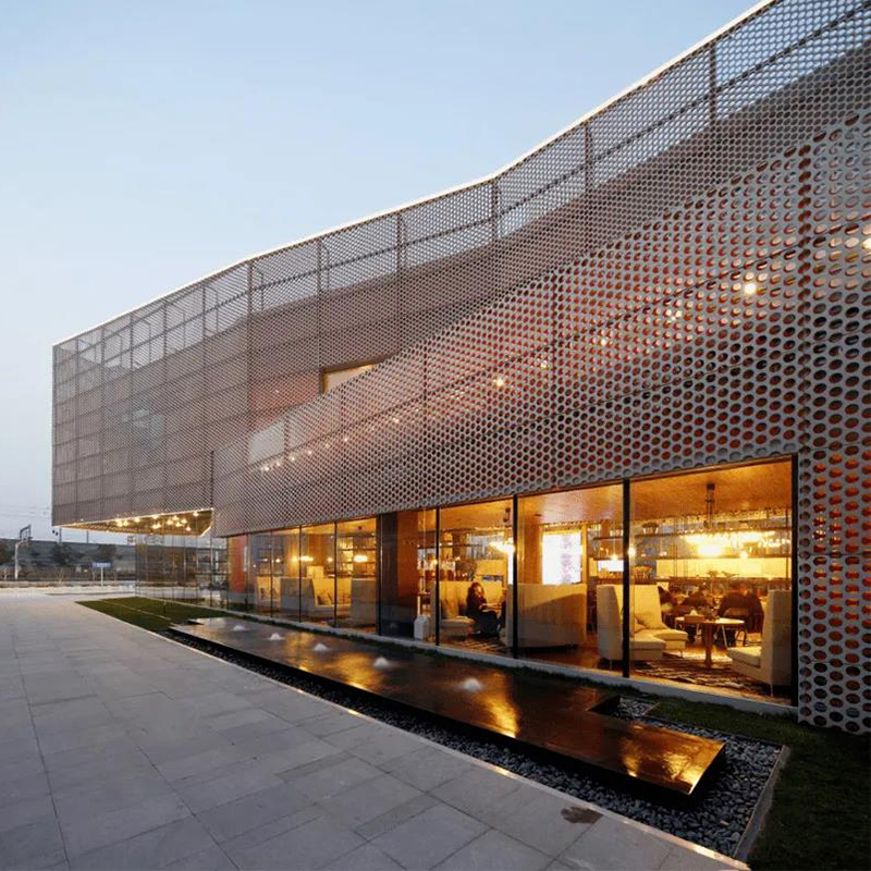Perforated Metal Panels Facade