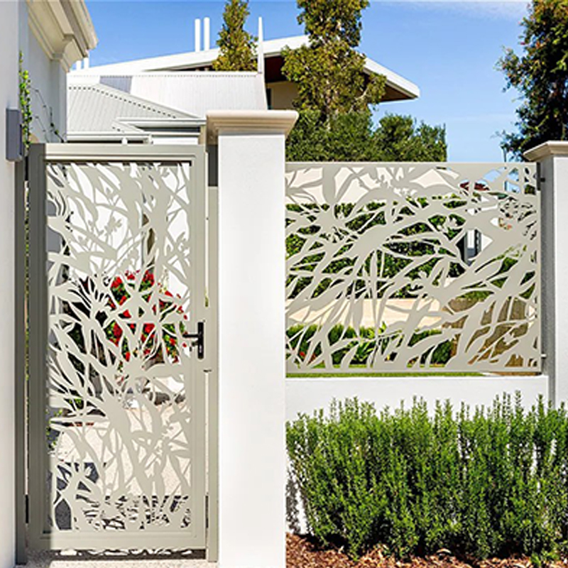 laser cut metal panel
