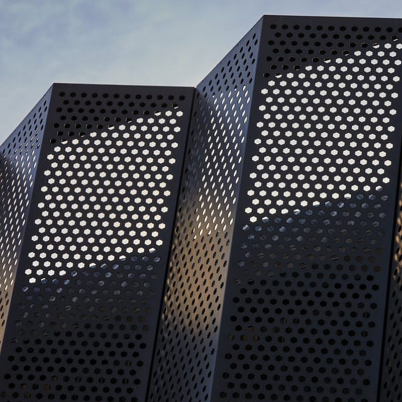 Outdoor Perforated Metal Panels