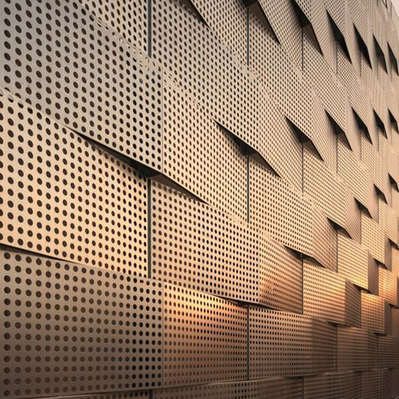 sound absorbing stainless steel perforated metal panels