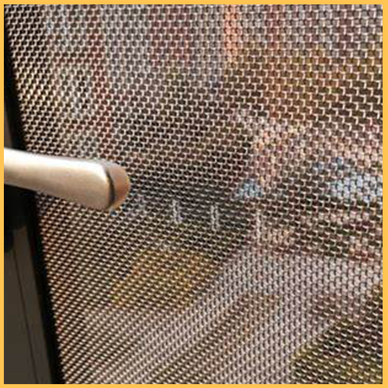 Stainless steel security screen