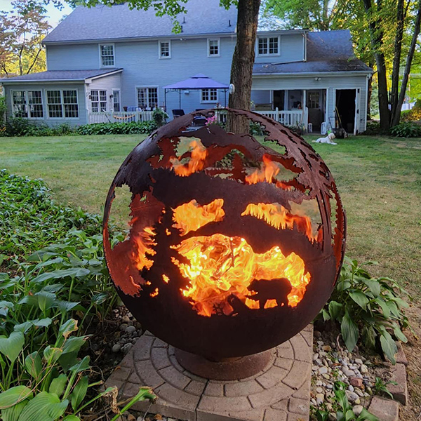 outdoor fire pit sphere-2