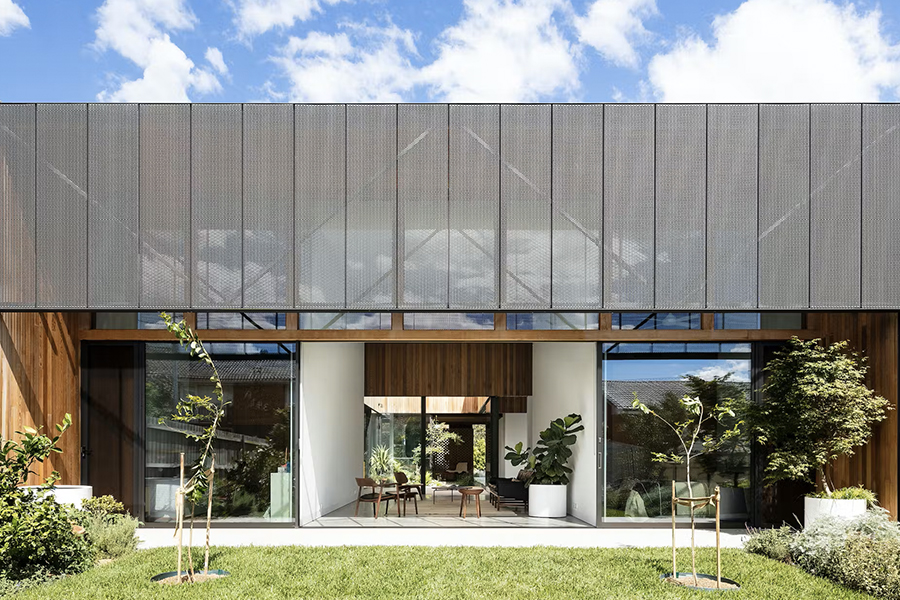 decorative perforated metal panels