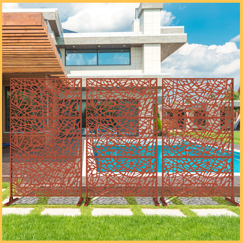 Metal Partition Privacy Screen